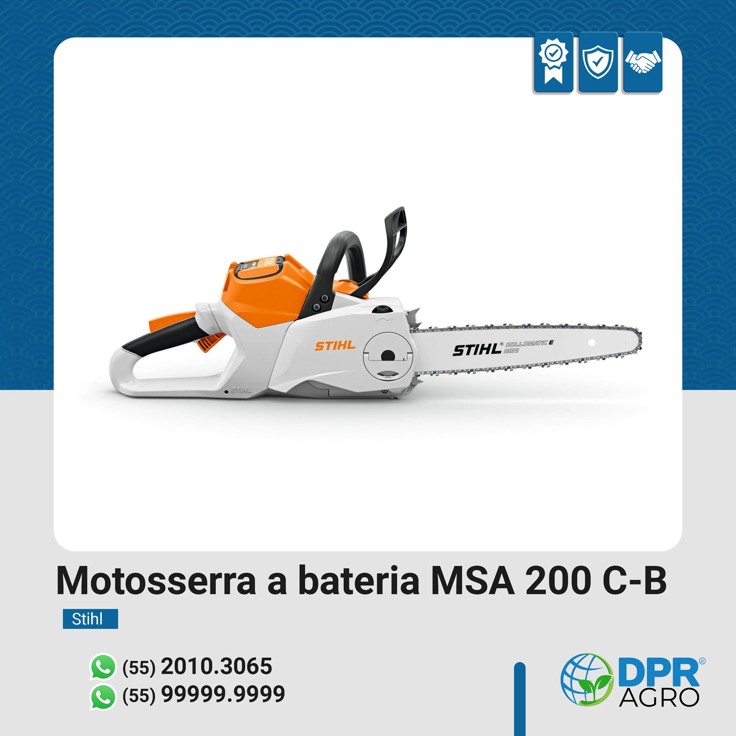 Motosserra a bateria MSA 200