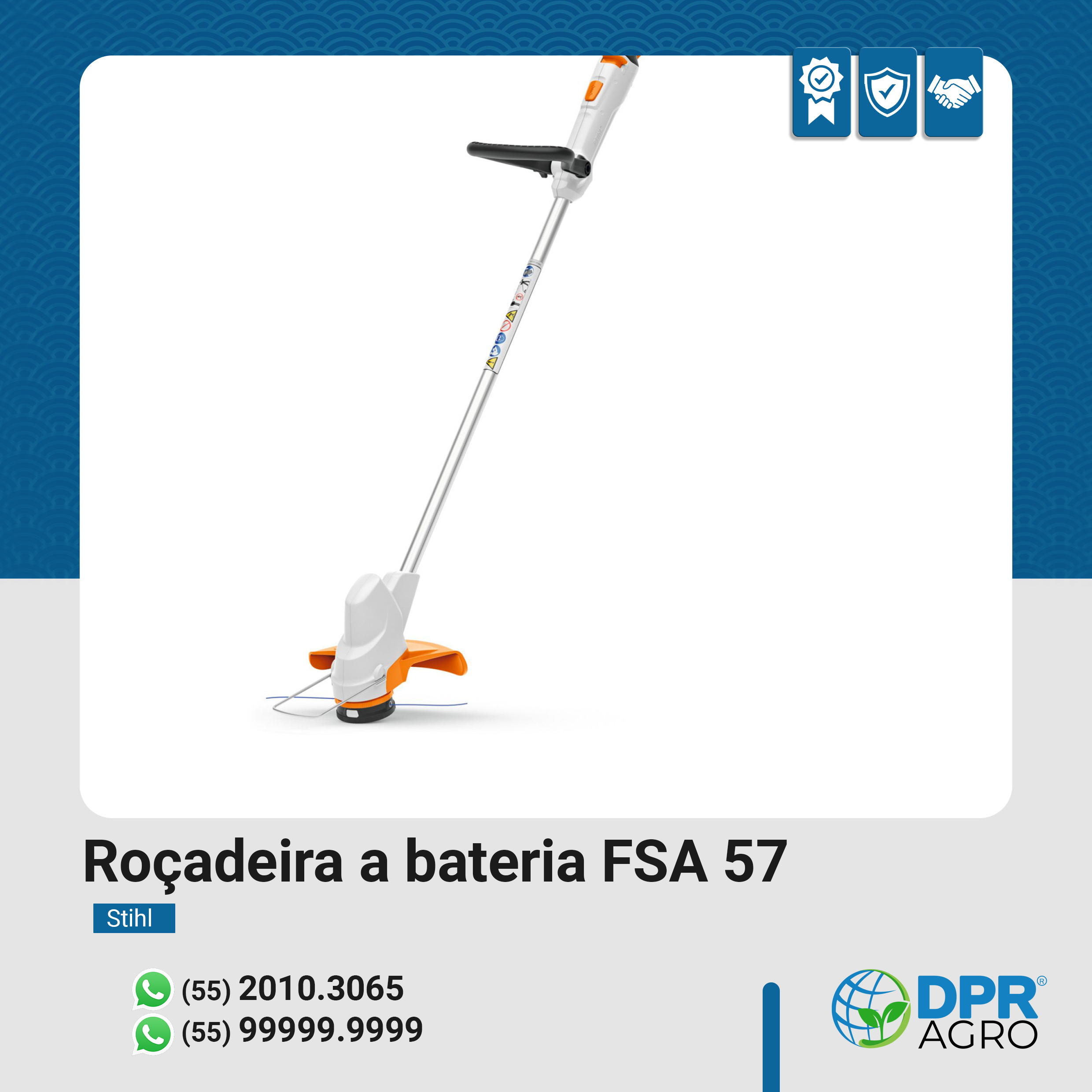 Roçadeira a bateria FSA 57