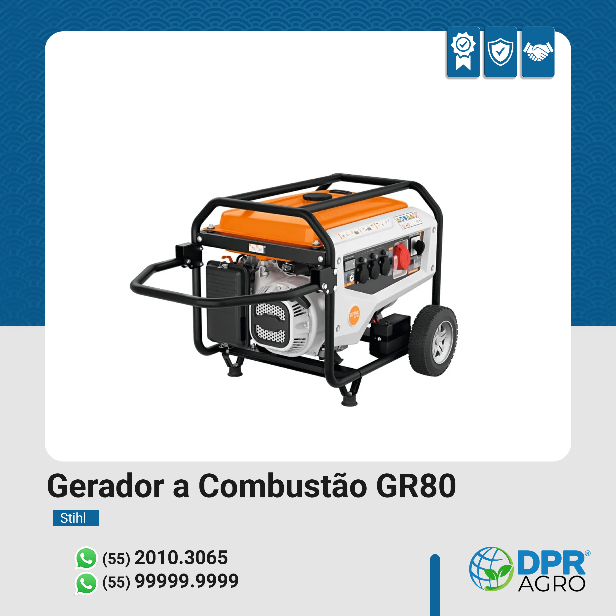 Gerador a Combustão GR80