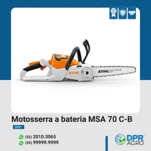 Motosserra a bateria MSA 70
