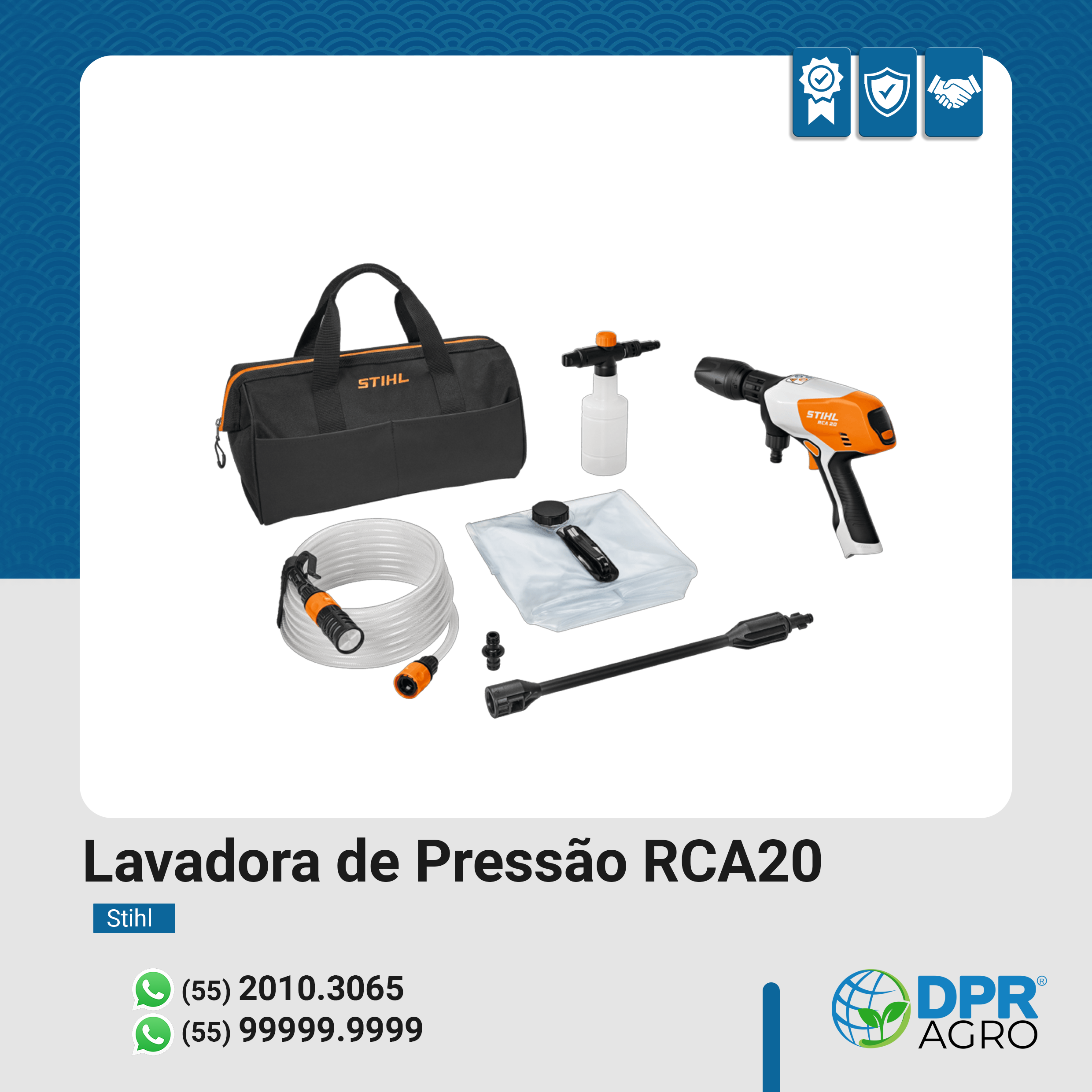 Lavadora de Pressão a Bateria RCA20