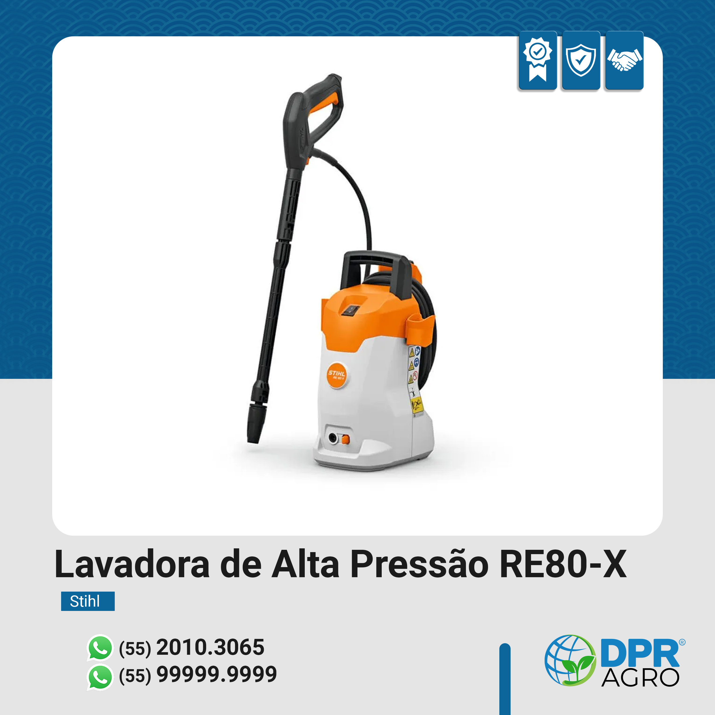 Lavadora de Alta Pressão RE80-X
